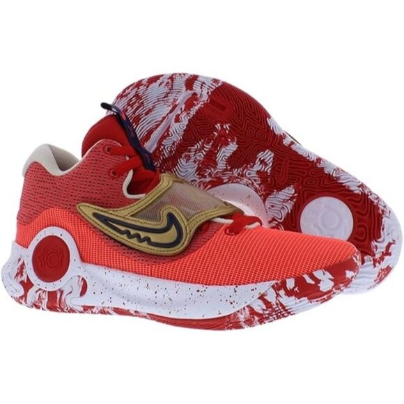 Nike Other - Nike Men's KD Trey 5 X 'University Red Metallic Gold' Shoes DD9538-600 Size: 11